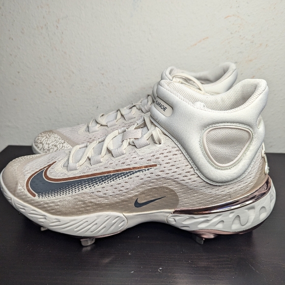 Mens Sizes Nike Alpha Huarache Elite 4 Mid Jackie Robinson Day Baseball Cleats - Picture 2 of 10